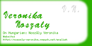 veronika noszaly business card